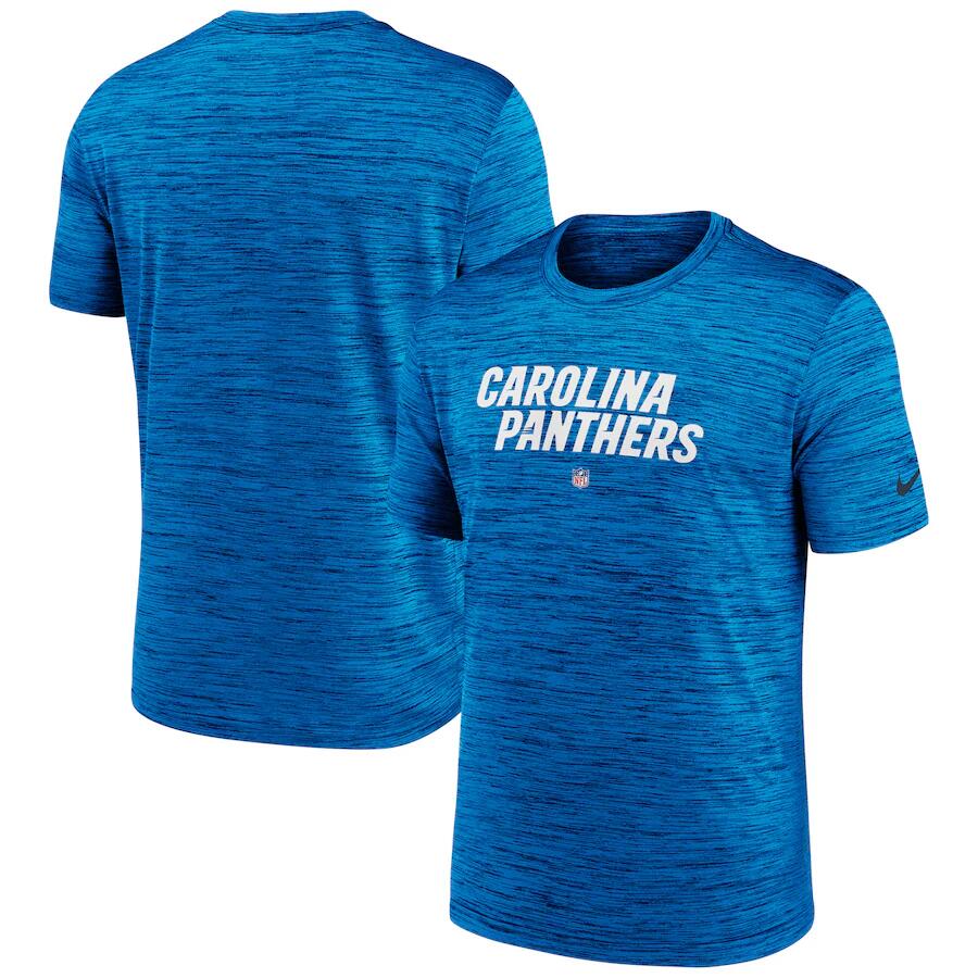 Men's Carolina Panthers Blue Velocity Performance T-Shirt